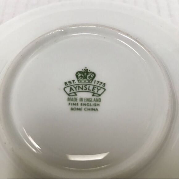 Ansley Floral Bone China Teacup and Saucer - Picture 9 of 11